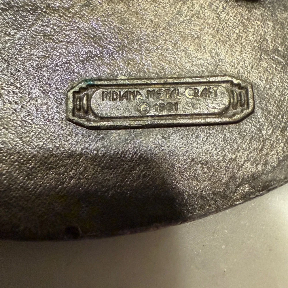 Vintage USA eagle belt buckle black leather‎ biker western Americana belt